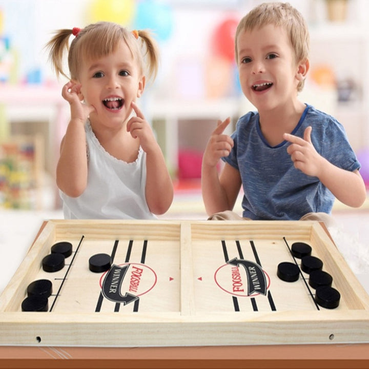 Table Hockey Game  Fast Sling Puck Board Game