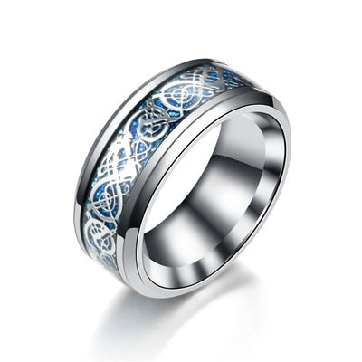 Dragon Ring For Men Women Wedding Stainless Steel Jewelry