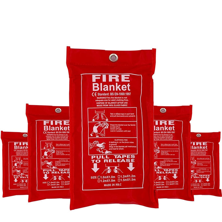 Emergency Fire Extinguishing Safety Blanket, Flame Retardent Protection