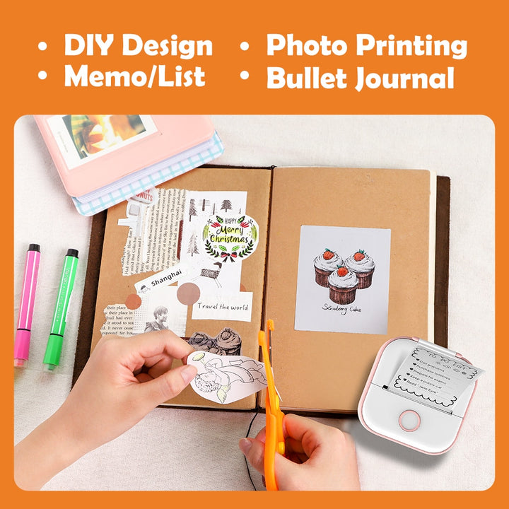 Pocket-Sized Thermal Printing Powerhouse for Instant Stickers and Labels!