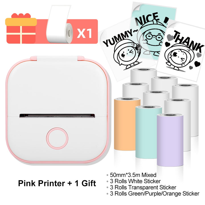 Pocket-Sized Thermal Printing Powerhouse for Instant Stickers and Labels!