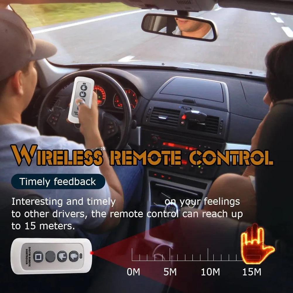 Funny Car Finger Light with Remote Road Rage – Gadgets & Gear Direct