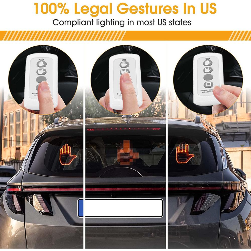 Funny Car Finger Light with Remote Road Rage – Gadgets & Gear Direct