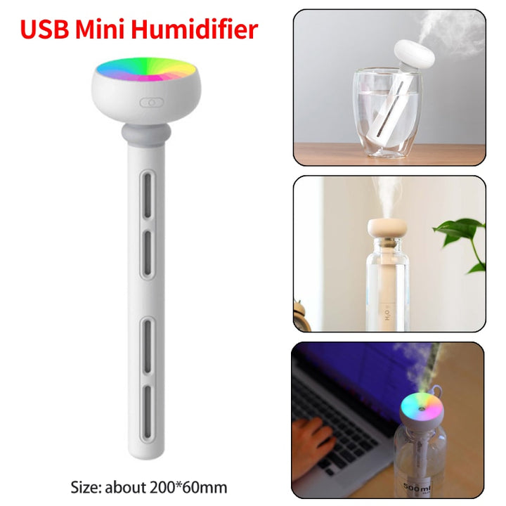 Mushroom Air Humidifier Rain Cloud Night Light Smell Distributor Relax Aromatherapy Lamp Calming Water Drops Sounds Diffuser