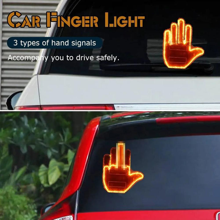 Funny Car Finger Light with Remote Road Rage