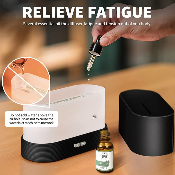 Introducing the REUP Flame Aroma Diffuser Air Humidifier – Your Ultimate Home Oasis