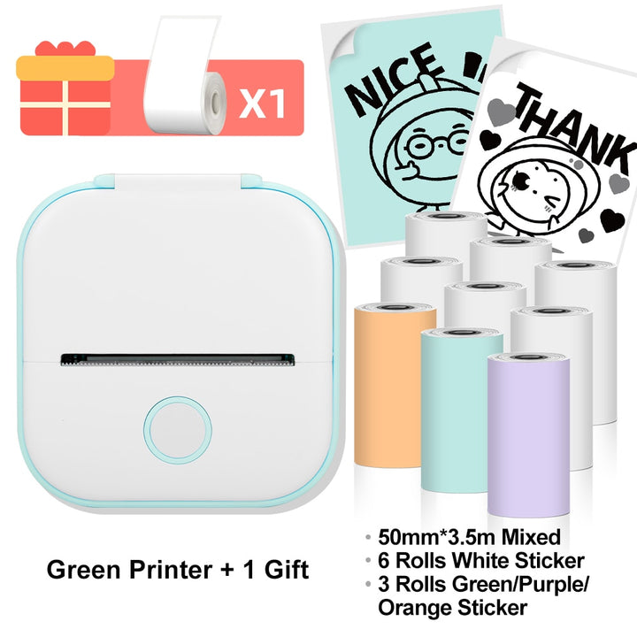 Pocket-Sized Thermal Printing Powerhouse for Instant Stickers and Labels!