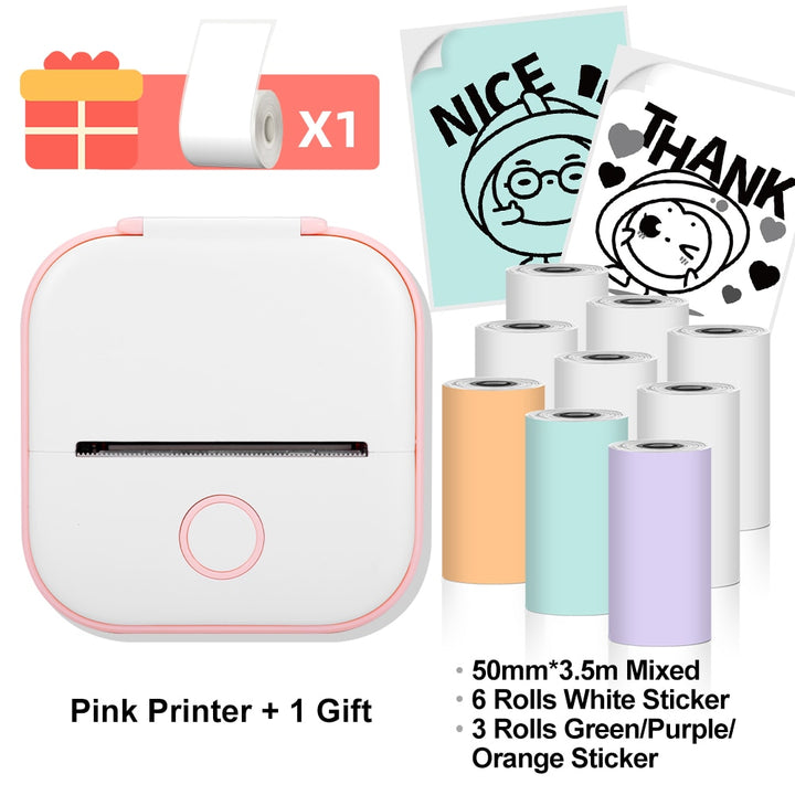 Pocket-Sized Thermal Printing Powerhouse for Instant Stickers and Labels!