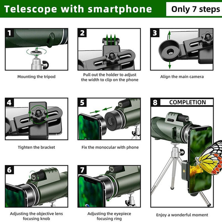 Portable Zoom HD 5000M Mini Telescope