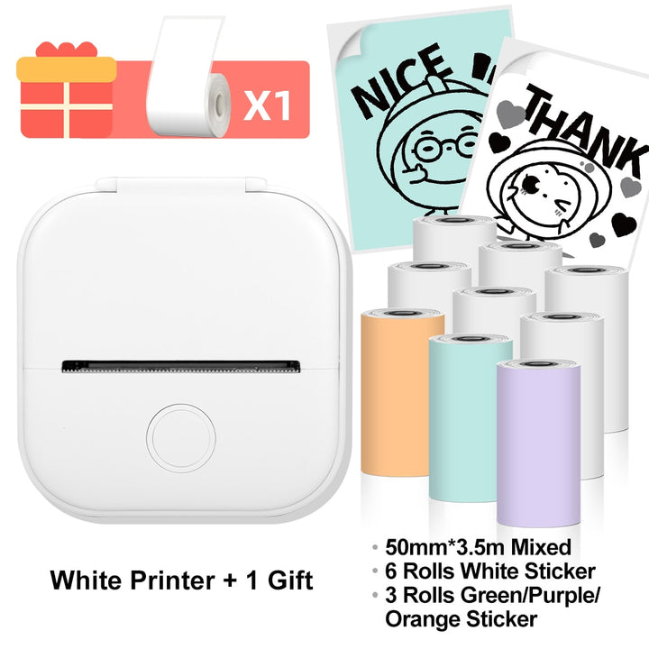 Pocket-Sized Thermal Printing Powerhouse for Instant Stickers and Labels!