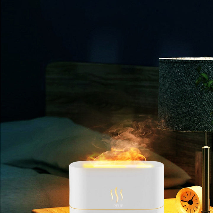 Introducing the REUP Flame Aroma Diffuser Air Humidifier – Your Ultimate Home Oasis