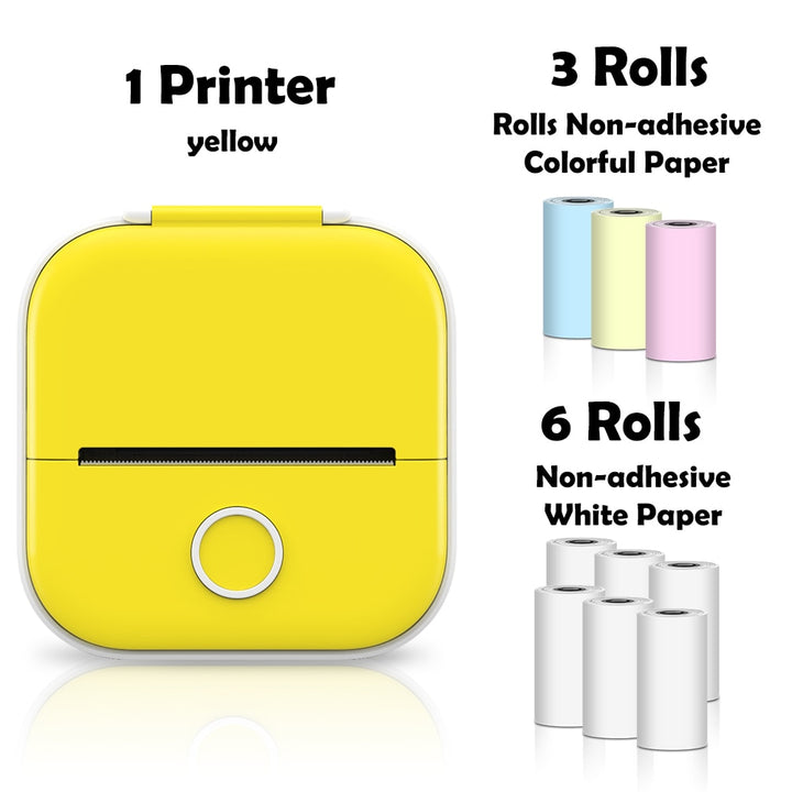 Pocket-Sized Thermal Printing Powerhouse for Instant Stickers and Labels!