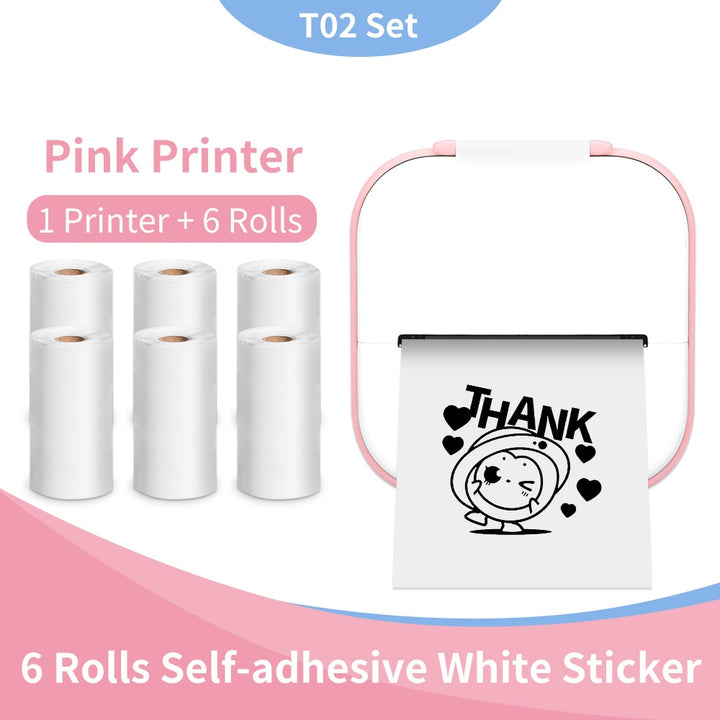 Pocket-Sized Thermal Printing Powerhouse for Instant Stickers and Labels!